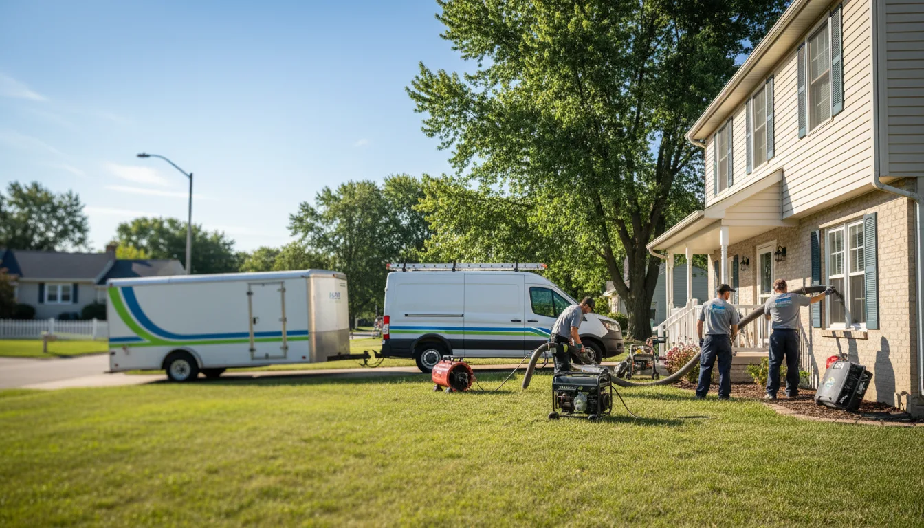 Flooded Basement Restoration And Cleanup With Repair in Maple Hill, KS near me
